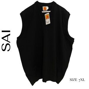 NWT School Apparel V-Neck Pullover Sweater Vest, Knit Stretch Top Navy Black